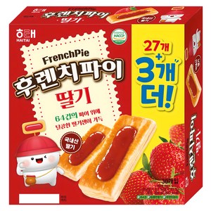 해태제과 후렌치파이 딸기, 384g, 1개