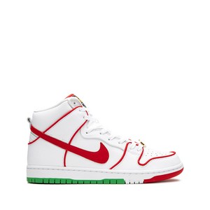 나이키 "SB 덩크 하이 ""파울 로드리게즈"" 스니커즈", US men 15(KR 330), 화이트계열+레드계열