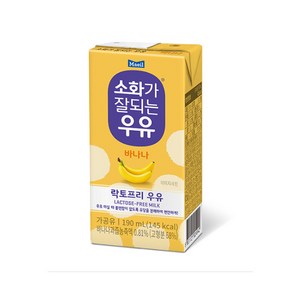 매일 소화가잘되는우유 바나나 190ml 12팩, 12개