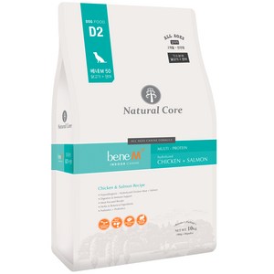 네츄럴코어 전연령 강아지 베네 M50 건식사료 작은입자, 닭+연어, 10kg, 1개