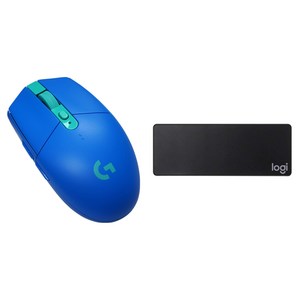 로지텍 무선마우스 + 마우스 장패드