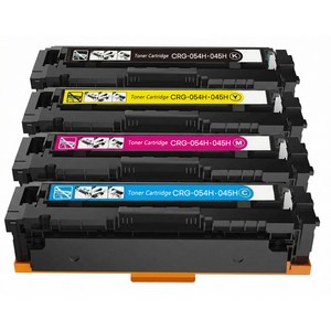 대용량 4색세트 캐논 MF645Cx MF635Cx MF643Cdw MF633Cdw LBP621Cw LBP611Cnz 호환 CRG-054H 045H 토너 카트리지