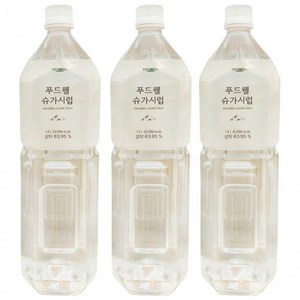 [와이제이] 슈가시럽 1.5Lx6개 푸드웰, 6개, 1.5L