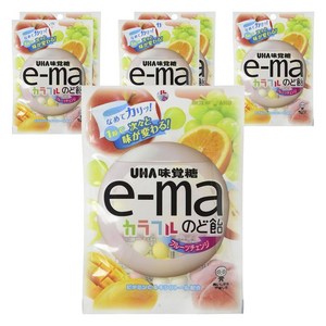 ema 컬러풀 목캔디 후르츠 체인지, 50g, 6개