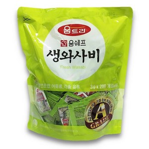 움트리 생와사비 3GX200개입, 600g, 3개