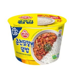 오뚜기 컵밥 춘천닭갈비덮밥, 310g, 1개