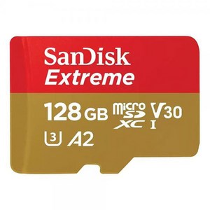 샌디스크코리아 공식인증정품 마이크로 SD카드 SDXC Extreme 익스트림 QXAA 128GB