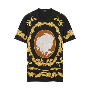 베르사체 카메오 티셔츠, 블랙계열, Standard XXL(KR 115)