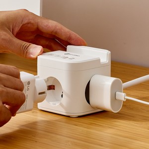 오지렌 고속충전 고용량 거치대 큐브 멀티탭