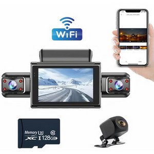 프리라이프 4채널 차량용 블랙박스 128G 고화질 1080p 스마트폰 연동