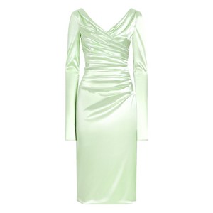 돌체앤가바나 긴소매 미디 드레스, 그린계열, Italy 46(KR 77)