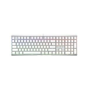 체리키보드 MX 3.1 RGB MX2A 축 게이밍 기계식 키보드, 저소음 적축, 화이트, G80-3890HHAKR-0