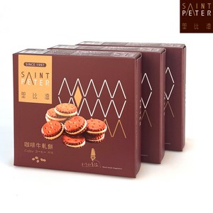 세인트피터 커피 누가 크래커 대만 수입 과자, 3박스, 108g