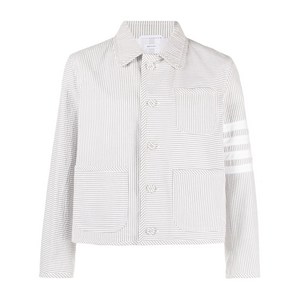 톰 브라운 언컨스트럭티드 4바 시어서커 재킷