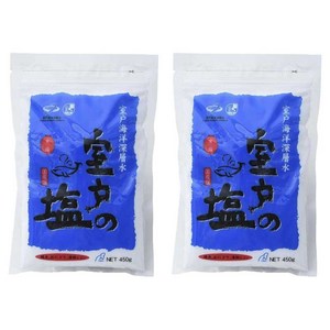 무로토 소금, 450g, 2개