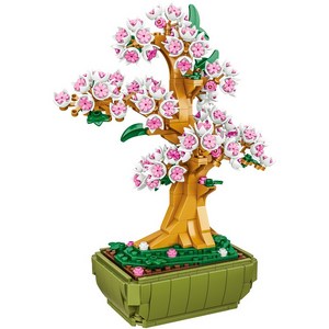라이프엔 벚꽃 꽃블럭 플라워블럭 장난감 조립 플라워 스튜디오, 혼합색상