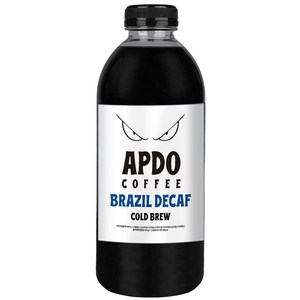 [Apdo.] 압도적인 더치커피 브라질 디카페인 콜드브루 원액 콩의 고소함, 1개입, 1L, 1개
