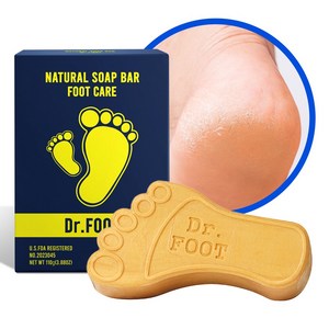 JJBIO Dr.FOOT 닥터풋 허브 발비누 / 항균 무좀 발냄새 뒤꿈치 각질 제거 발땀 풋케어 비누, 1개입, 1개