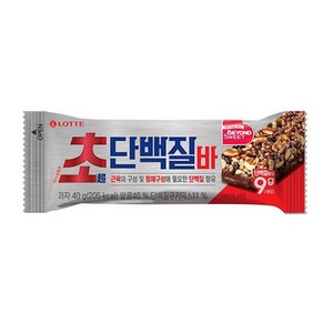 롯데웰푸드 초단백질바, 40g, 48개