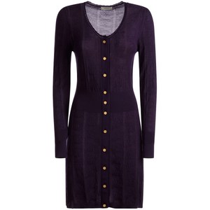 발리 긴소매 울 니트 드레스, 바이올렛/보라계열, IT 38(KR 33)