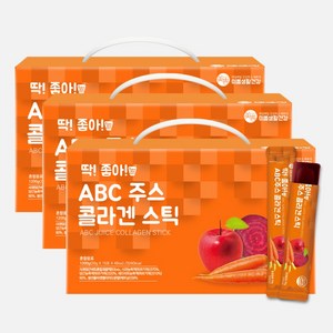 미쁨생활건강 딱좋아 ABC주스 콜라겐 젤리스틱, 20g, 180개