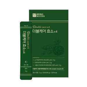 장인정신 에브리데이 더블케어 효소 X4, 6박스, 90g