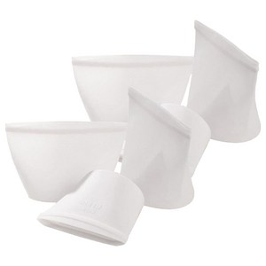 Tiger Pavilion 다용도 실리콘 지퍼백 3종 세트 500ml + 1000ml 1500ml