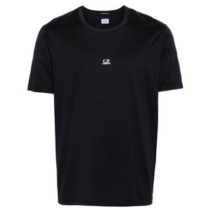 C.P.컴퍼니 로고 프린트 티셔츠, 블루계열, Standard M(KR 100)