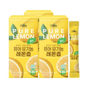 천호엔케어 퓨어 유기농 레몬즙 15p, 300g, 3개