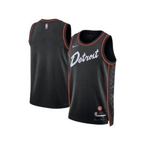 나이키 X NBA 디트로이트 피스톤스 2023-2024 시티 스윙맨 저지 탑, 블랙계열, Standard L(KR 105)