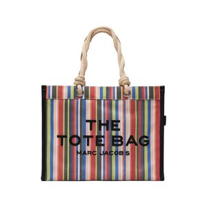 마크제이콥스 라지 스트라이프 메시 로프 토트 백