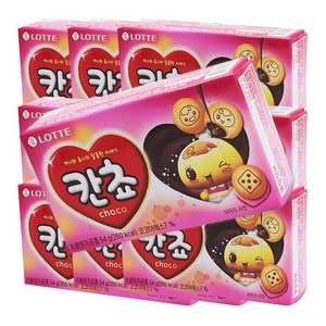 롯데웰푸드 칸쵸 초코, 54g, 10개