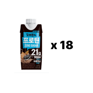 오트몬드 프로틴 쿠키앤크림, 250ml, 18개
