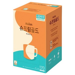 맥심 슈프림골드 커피믹스 170T 1박스, 14g, 170개