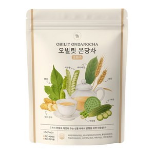 오빌릿 온당차 혈당차 7가지원물 뽕잎 돼지감자 바나바잎 여주 연자육 작두콩 보리 식후혈당케어 건강차, 40개입, 1.5g, 1개