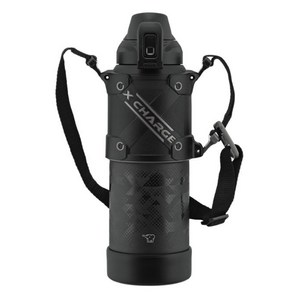 조지루시 X 차지 보냉 텀블러 1L 블랙 버클 포함 SDHB10BA