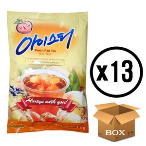 대호 복숭아 아이스티 1kg 아이스티 분말, 1개입, 13개