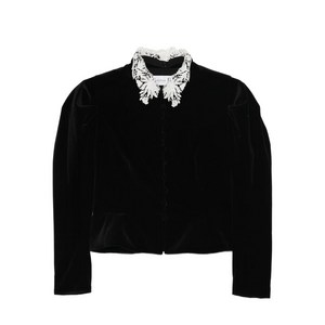 디올 레이스 칼라 재킷