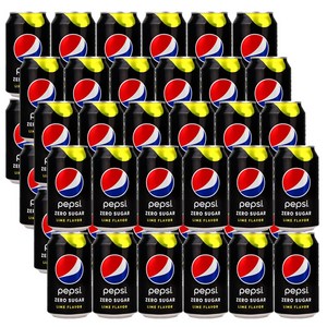펩시 제로슈거 라임향, 355ml, 48개
