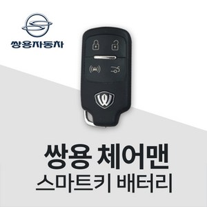 체어맨 스마트키 건전지 키 전용배터리 차키 건전지 밧데리, 3개