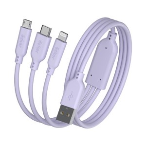 esker 3in1 고속충전 멀티 케이블 USB-A타입 1.5M