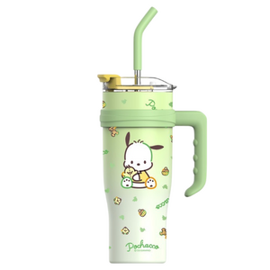 StarR 대용량 캐릭터 보온 텀블러 3046, 포차코 그린, 1200ml, 1개