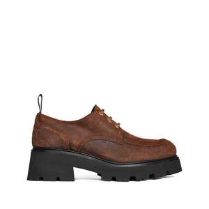 셀린느 트리옹프 레이스업 더비 슈즈, IT 41(KR 280), 브라운계열