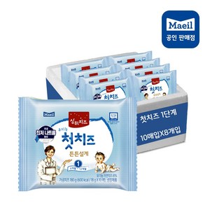 매일유업 상하유기농 첫치즈 1단계, 180g, 8개