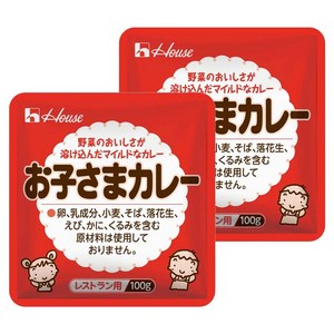 하우스푸즈 레스토랑용 어린이 카레, 100g, 2개