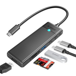오리코 USB 3.0 허브 PD100W Type-C 4K HDMI 멀티포트 허브