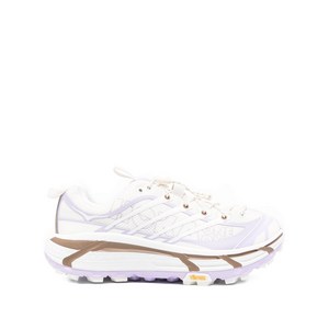 HOKA 마파테 쓰리2 로고 프린트 스니커즈, US men 4(KR 220), 화이트계열+핑크계열