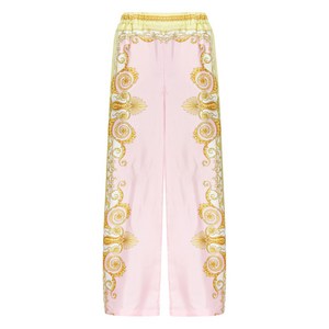 베르사체 바로코 프린트 팬츠, 핑크계열, Italy 42(KR 66)