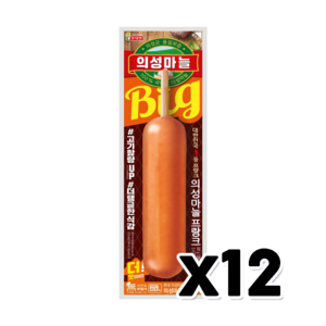 의성마늘빅프랑크 소세지 90g x 12개