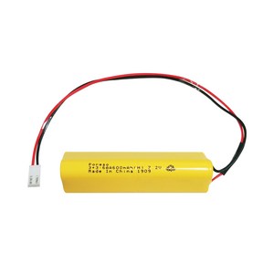 포레소 소방용 3+3 AA 600mAh 7.2V 예비전원 유도등 배터리 (삼각형태), 1개